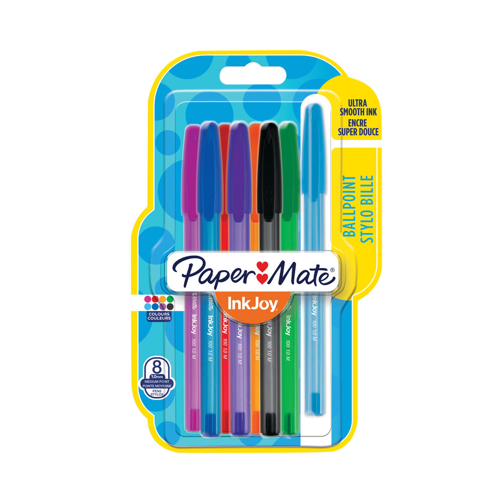 PaperMate Inkjoy 100 Stick Ballpoint Pen Assorted